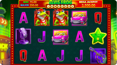 Elvis Frog in Vegas Graphics Elvis Frog in Vegas Graphics